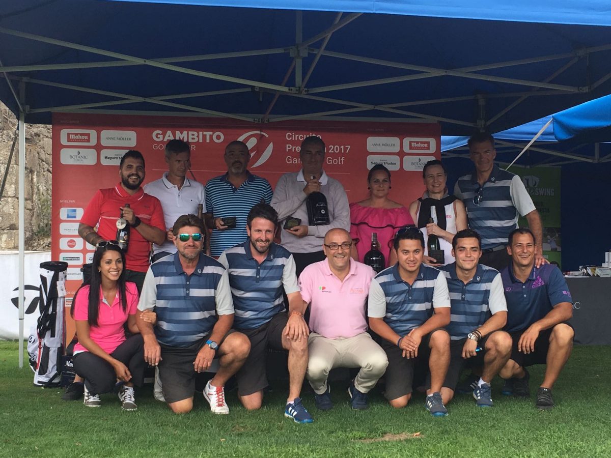 Ganadores del Circuito Premium 2017 que organiza Gambito Golf .