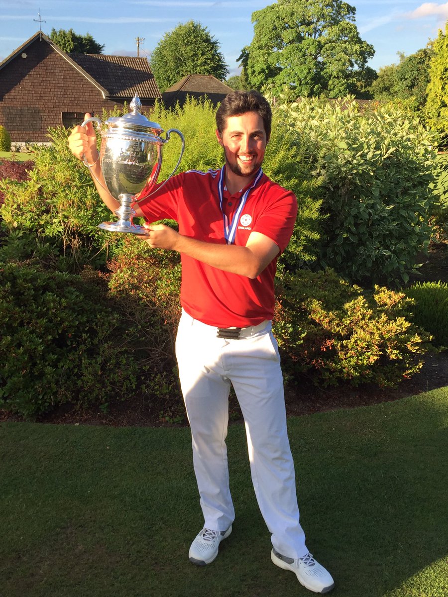 Alfie Plant, campeón de Europa. © GolfBible|Twitter