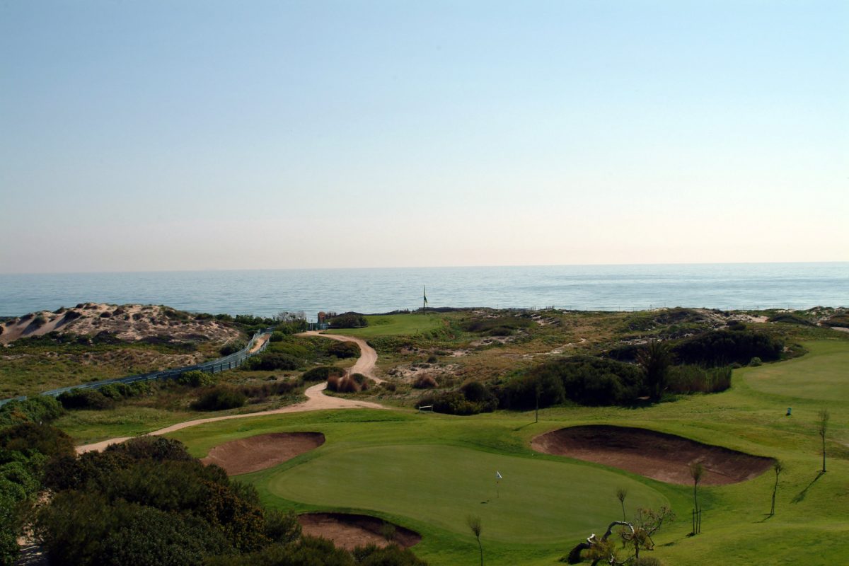 Vista del Campo de Golf del Parador El Saler.