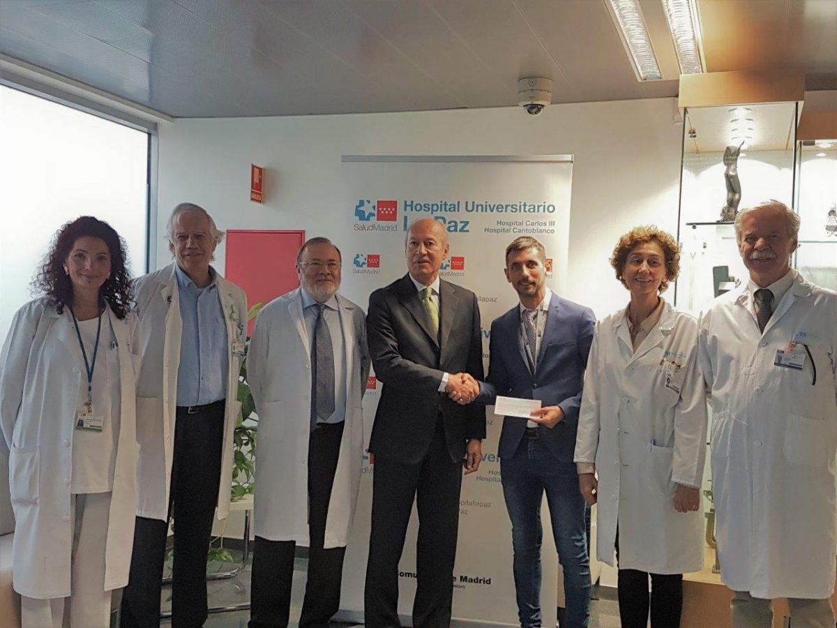 La Fundación Sergio García entrega la recaudación del Andalucía Valderrama Masters al Hospital Universitario La Paz.
