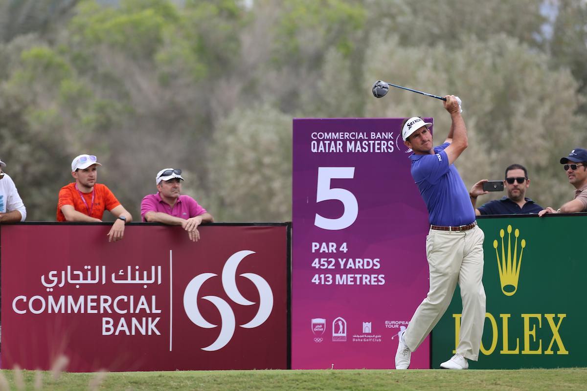 Gonzalo Fernández Castaño en el Commercial Bank Qatar Masters. © Golffile | Phil Inglis