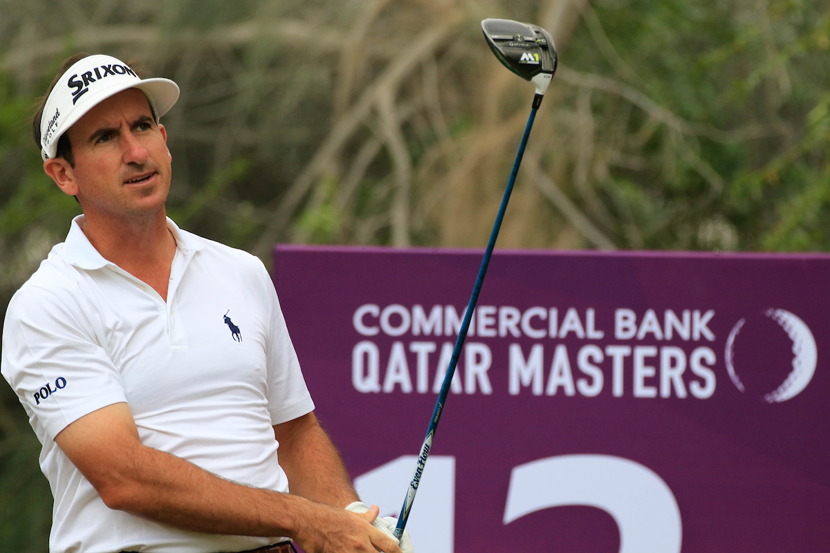 Gonzalo Fernández Castaño en la primera jornada en el Doha Golf Club. © Golffile | Phil Inglis