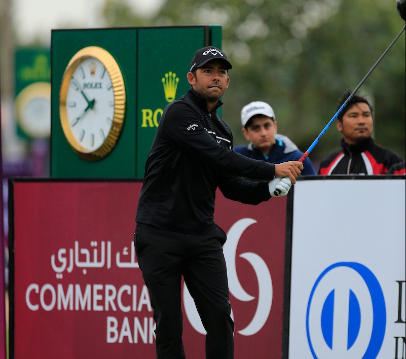 Pablo Larrazábal en la ronda final en el Doha Golf Club. © Golffile | Phil Inglis