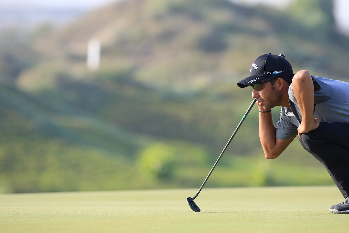 Pablo Larrazábal en la segunda jornada en el Almouj Golf. © Golffile | Phil Inglis