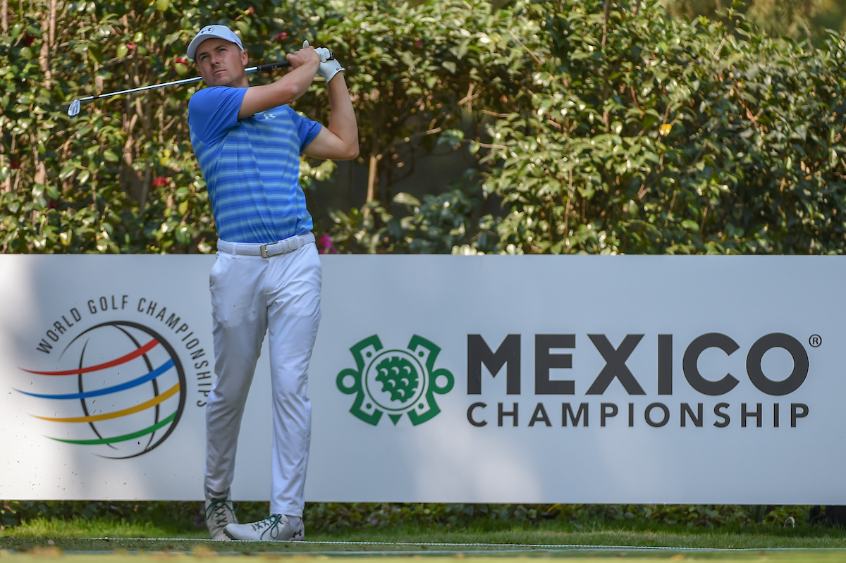 Jordan Spieth esta semana en el Club de Golf Chapultepec. © Golffile | Ken Murray