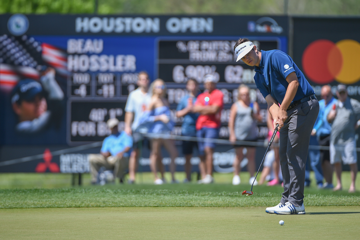 Beau Hossler, líder tras la segunda ronda en Houston. © Golffile | Ken Murray