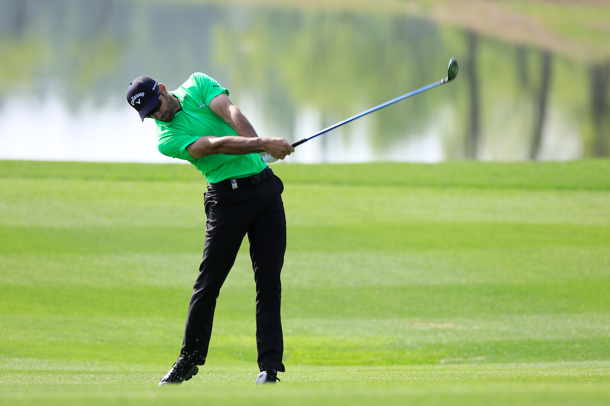 Álvaro Quirós en la segunda ronda en el Topwin Golf. © Golffile | Phil Inglis