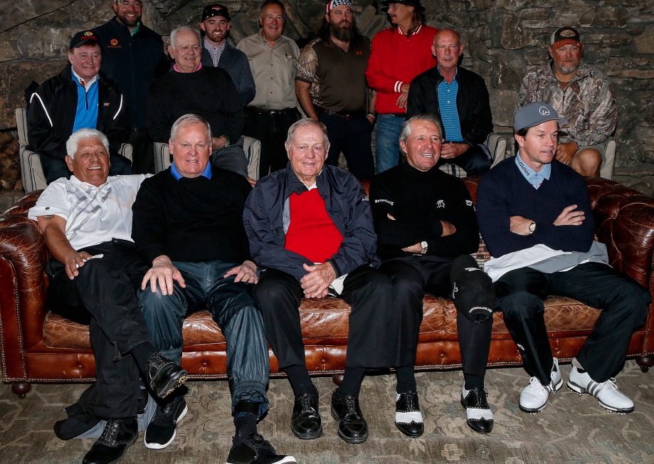 Jack Nicklaus, Gary Player y varias leyendas del golf reunidas en este torneo.