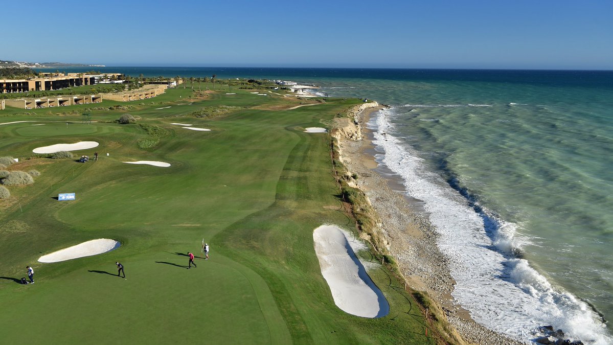 Vista aérea del Verdura Golf Club. © Twitter European Tour