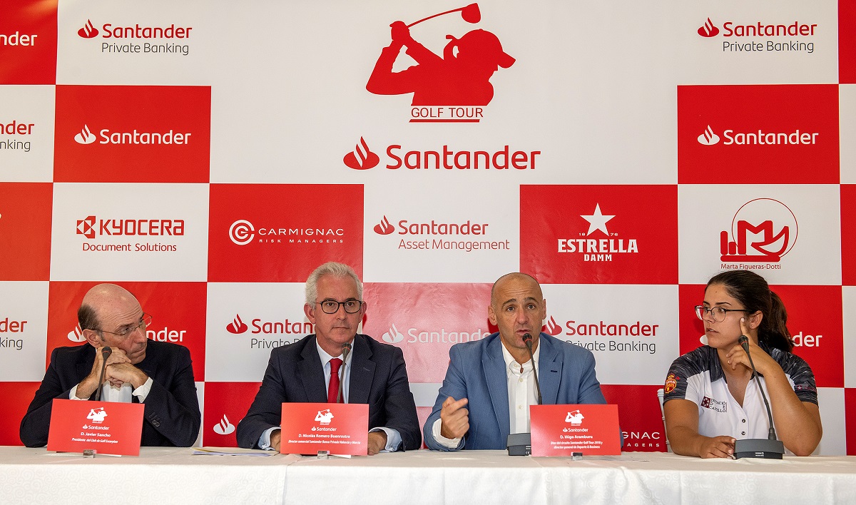 Presentación de la primera parada del Santander  Golf Tour 2018 en el Club de Golf Escorpión.