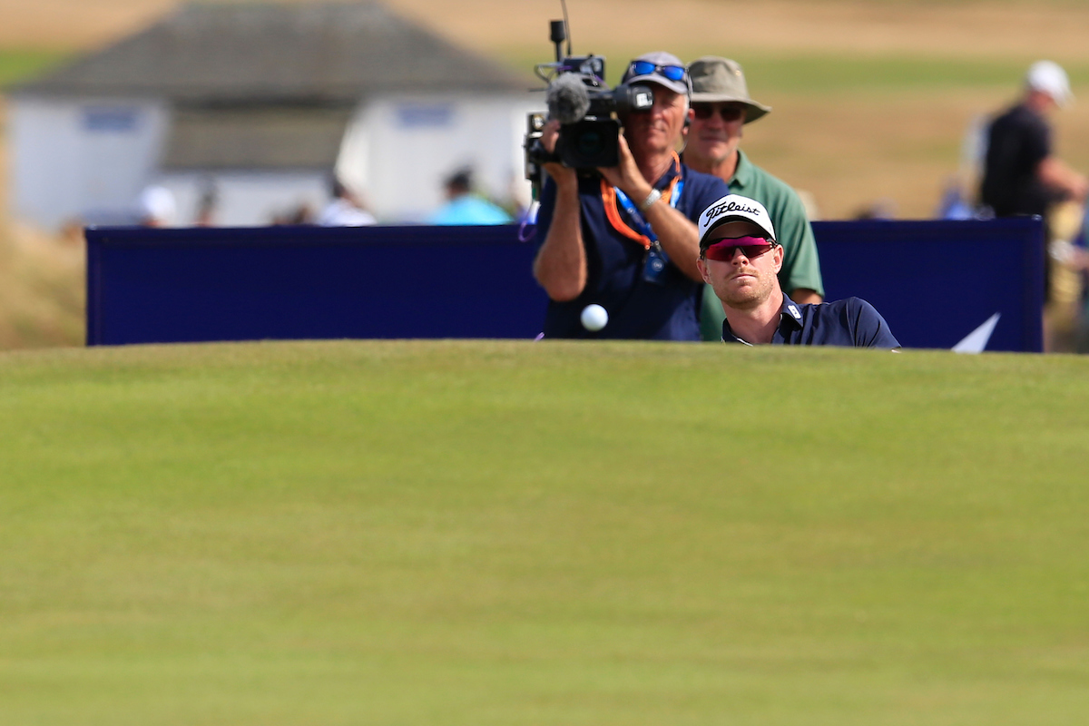 Jens Dantorp, líder del Open de Escocia tras la tercera jornada. © Golffile | Fran Caffrey