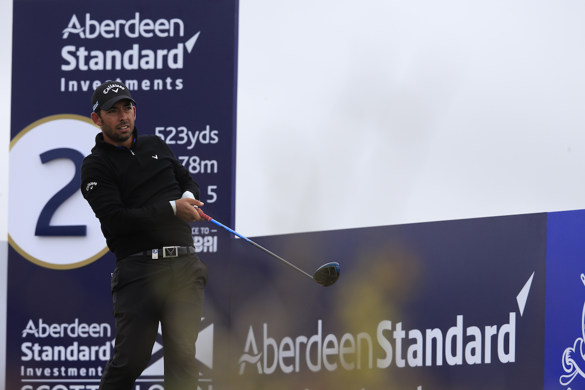 Pablo Larrazábal en la primera ronda del Open de Escocia. © Golffile | Fran Caffrey