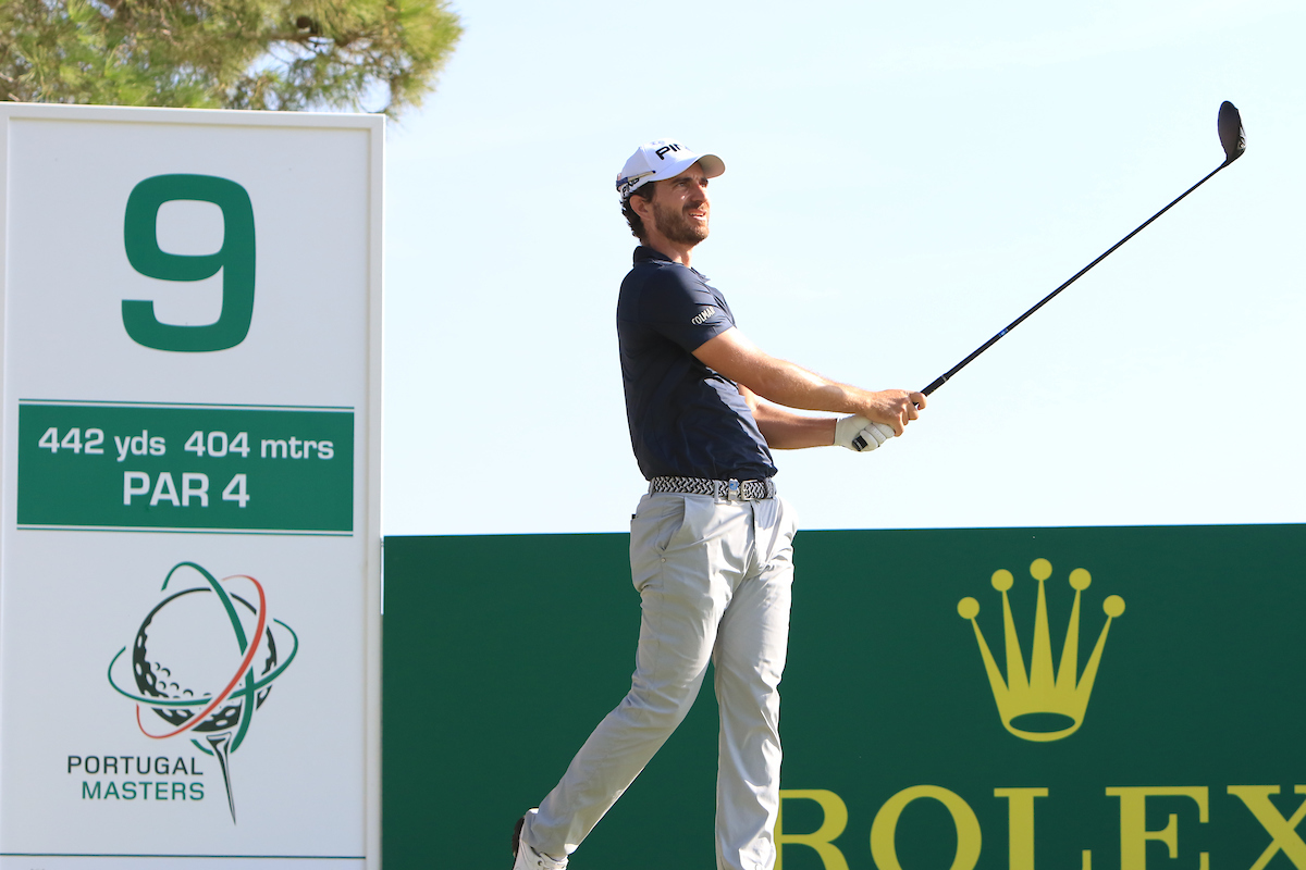Alejandro Cañizares en la primera ronda del Portugal Masters. © Golffile | Thos Caffrey