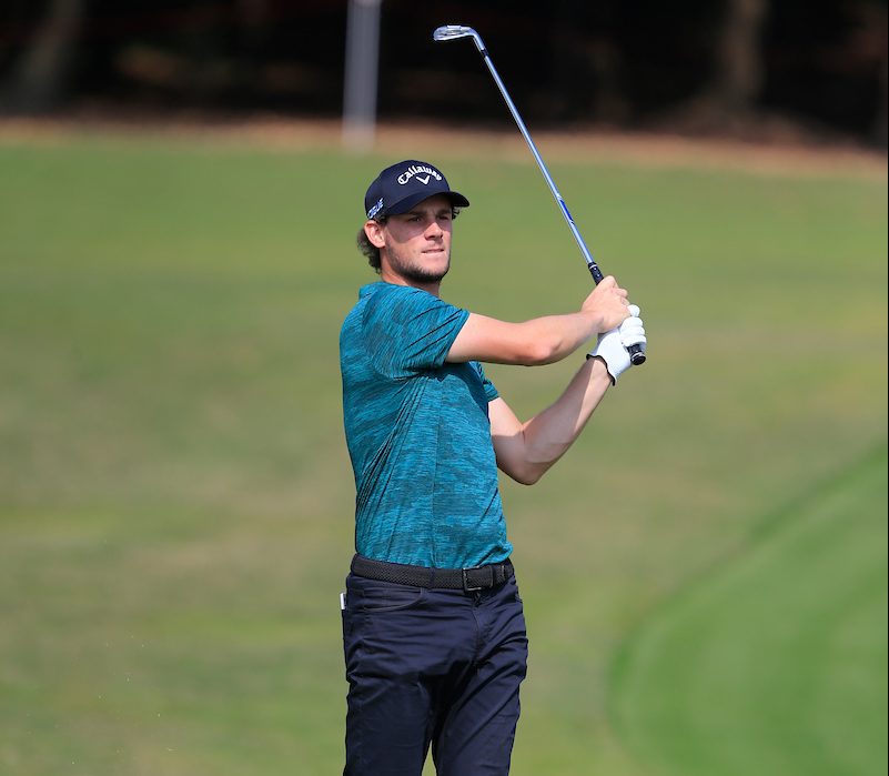 Thomas Pieters esta semana en el WGC HSBC. © Golffile | Phil Inglis