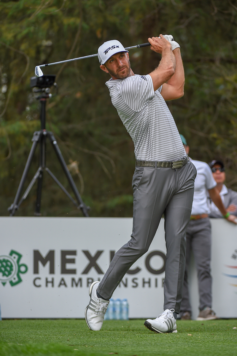 Dustin Johnson esta semana en el Club de Golf Chapultepec. © Golffile | Ken Murray