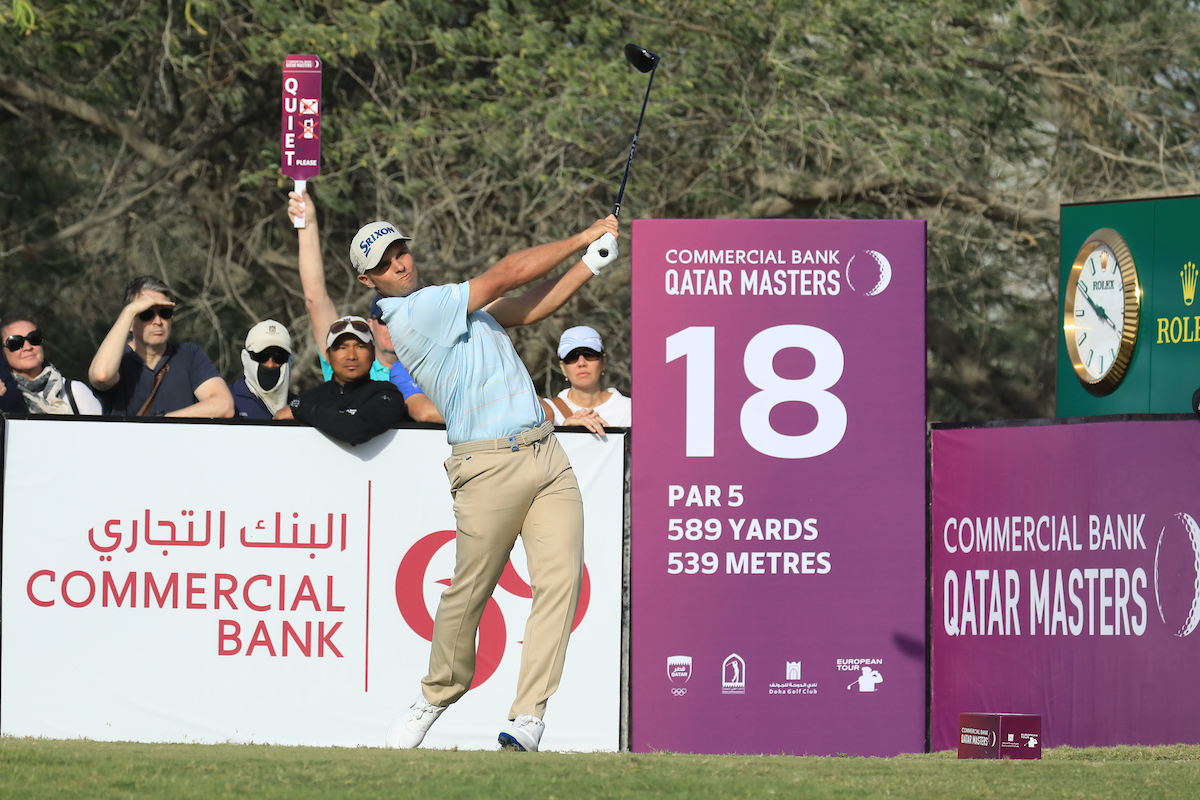 Adri Arnaus en la tercera ronda en Qatar. © Golffile | Phil Inglis