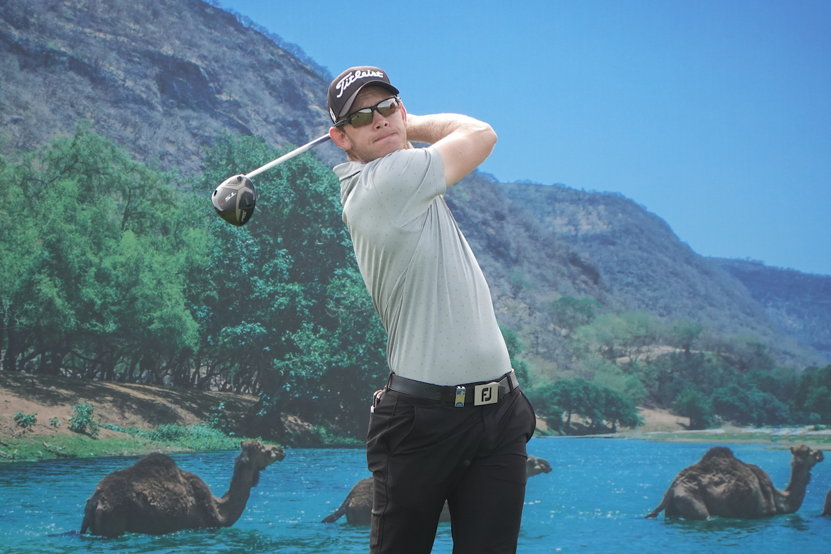 Joachim B Hansen en la segunda ronda del Oman Open. © Golffile | Phil Inglis
