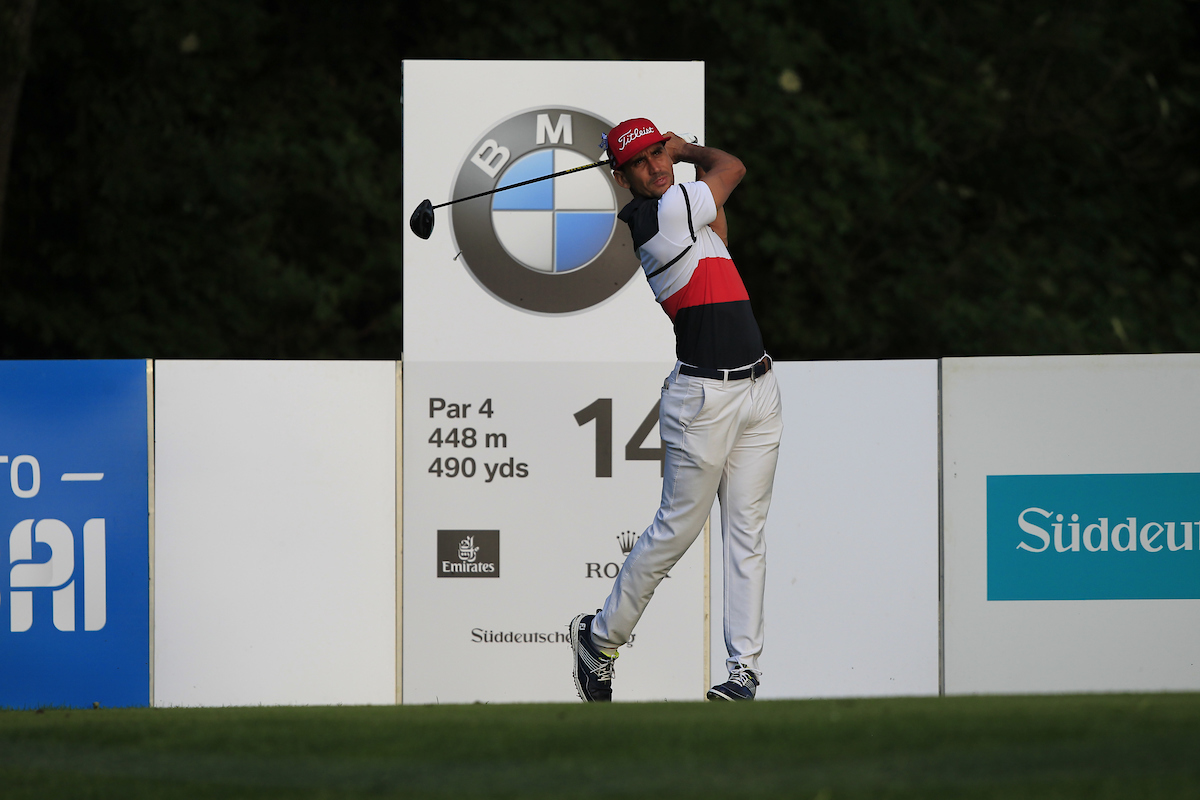 Rafa Cabrera Bello esta semana en el Golfclub München Eichenried. © Golffile | Thos Caffrey