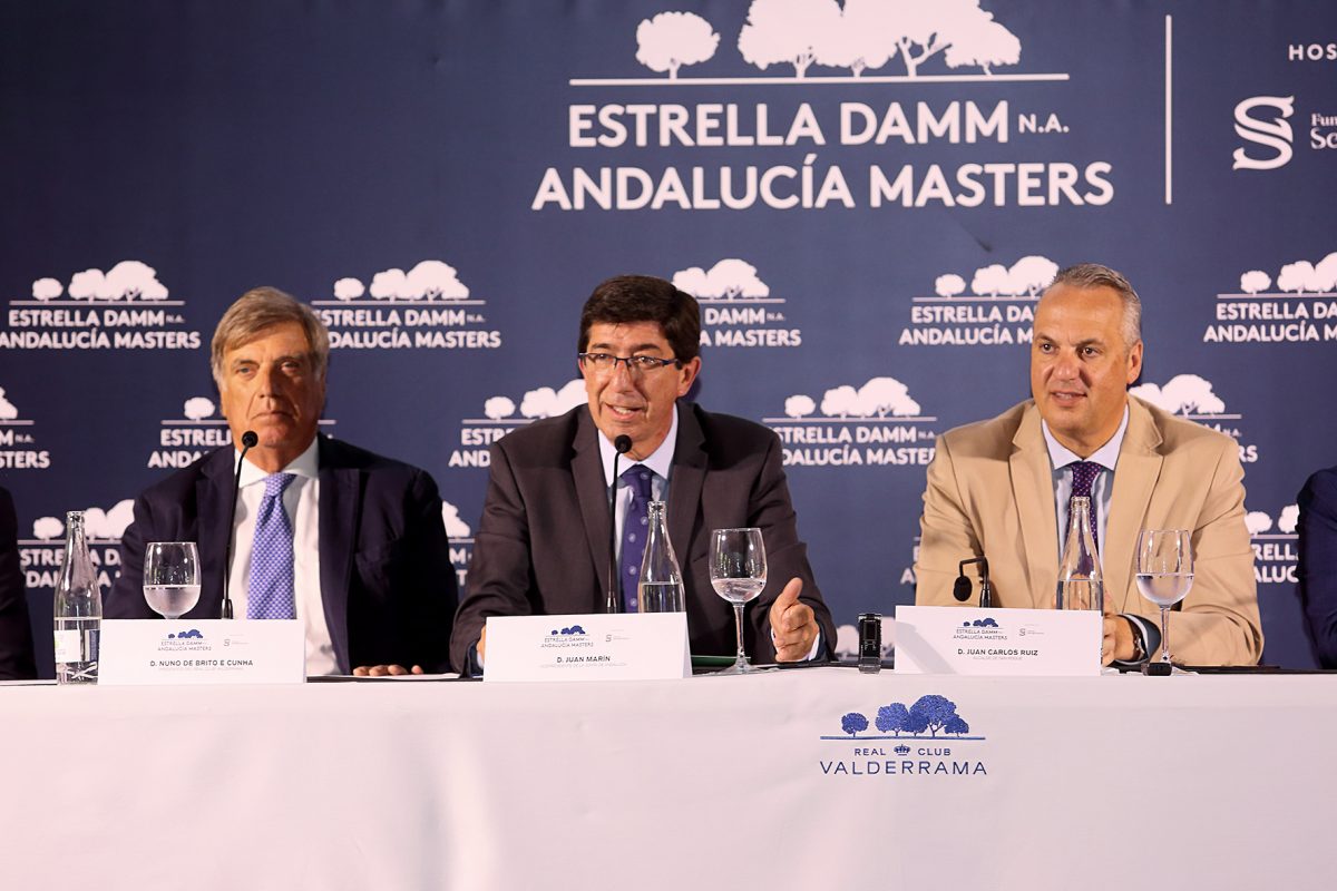 Presentación del Estrella Damm N.A. Andalucía Masters – Fundación Sergio García. © Agencia Freelance