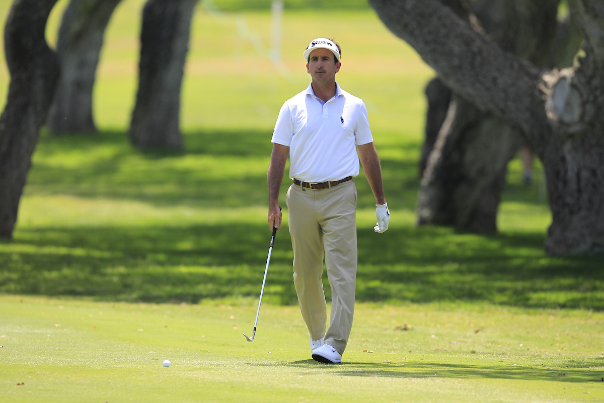 Gonzalo Fernández Castaño durante el Estrella Damm Andalucía Masters. © Golffile | Thos Caffrey