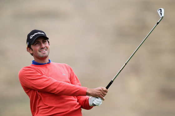 Alfredo García Heredia ha jugado muy bien de tee a green, pero no ha tenido fortuna con el putter.