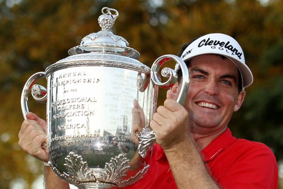 Keegan Bradley es el último de los primerizos que ganó un Major al impornerse en el PGA Championship.