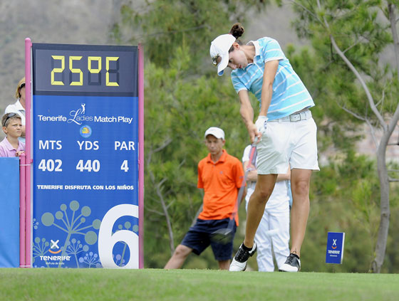 Carlota Ciganda tiene prácticamente en el bolsillo la tarjeta europea para 2012.