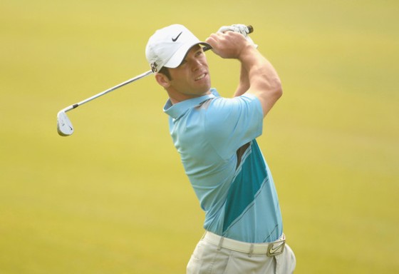 Paul Casey, durante la última vuelta del WGC-HSBC Champions.