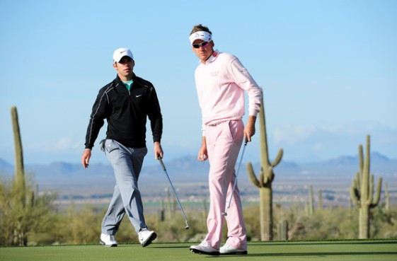 Ian Poulter y Paul Casey están jugando la gran final del WGC Accenture.