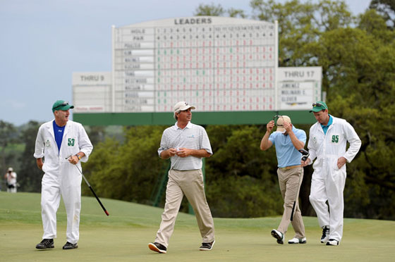 Fred Couples comparte partido con Sergio García los dos primeros días en Augusta.