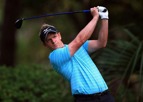 Luke Donald, durante un torneo del PGA Tour esta temporada.