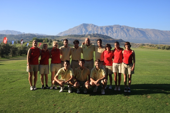 El equipo español del Mundial Universitario de Antequera posa para los gráficos.