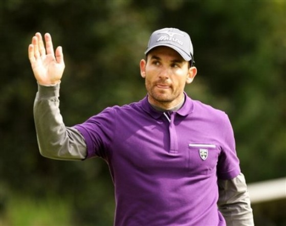 Nacho Garrido arranca la última ronda del Johnnie Walker Championship como líder del torneo.