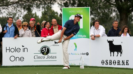 Gonzalo Fernández Castaño será una de las estrellas del Open de Andalucía. Jorge Andréu.