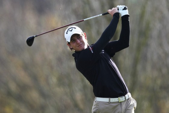 Emiliano Grillo, durante la final de la Escuela en el PGA Tour.