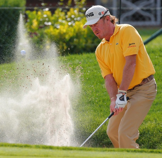 Miguel Ángel Jiménez, el año pasado en el Open de Andalucía.