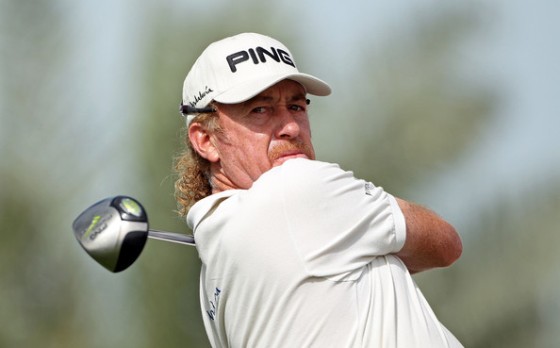 Miguel Jiménez juega la primera ronda contra Oliver Wilson.