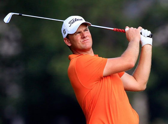 Robert Karlsson, ayer durante la primera vuelta del St.Jude Classic de Memphis.