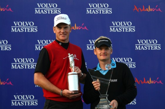 Robert Karlsson, ganador del Orden de Mérito en 2008, y Soren Kjeldsen, vencedor del último Volvo Masters.