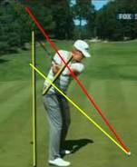 Mahan, en la subida del swing.