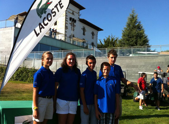 Los ganadores del Lacoste Promesas en el Señorío de Zuasti.