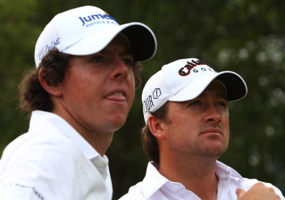 Rory McIlroy y Graeme McDowell han firmado una gran jornada inaugural en la Copa del Mundo.