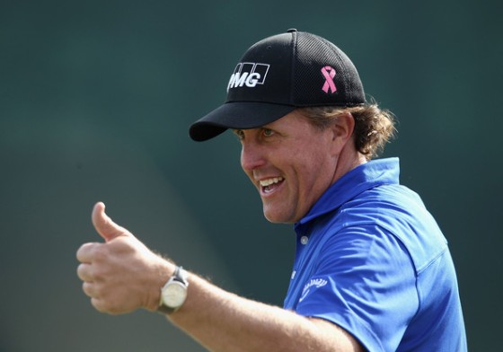 Mickelson ingresará en el Salón de la Fama el próximo mes de mayo de 2012.