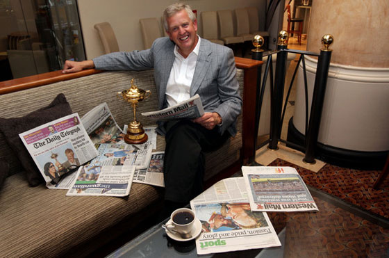 Colin Montgomerie se ha desayunado con toda la prensa hablando del éxito europeo en la Ryder.