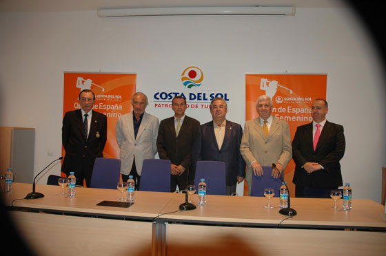 Presentación del Open de España femenino que tendrá lugar en Málaga.
