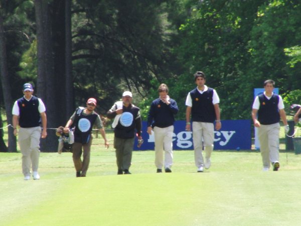 El equipo español masculino, al completo: Adrián Otaegui, Nacho Elvira, Gerard Piris y Pedro Linhart.