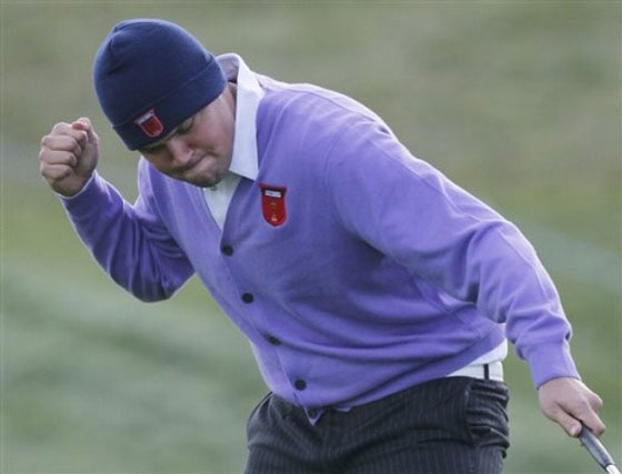 Jeff Overton ha sido uno de los jugadores más destacados en la primera sesión de fourballs.
