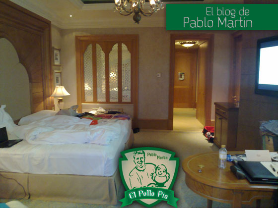 La habitación de Abu Dhabi...