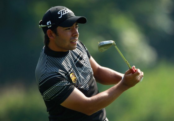 Pablo Larrazábal, hoy durante su vuelta final en el BMW International Open.