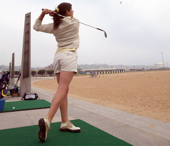El golf será el protagonista este fin de semana en la playa.
